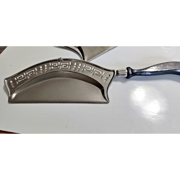 MANNING QUALITY BOWMAN TABLE DUSTPAN CRUMBS SCOOP SET Bakelite Handle - Picture 6 of 11